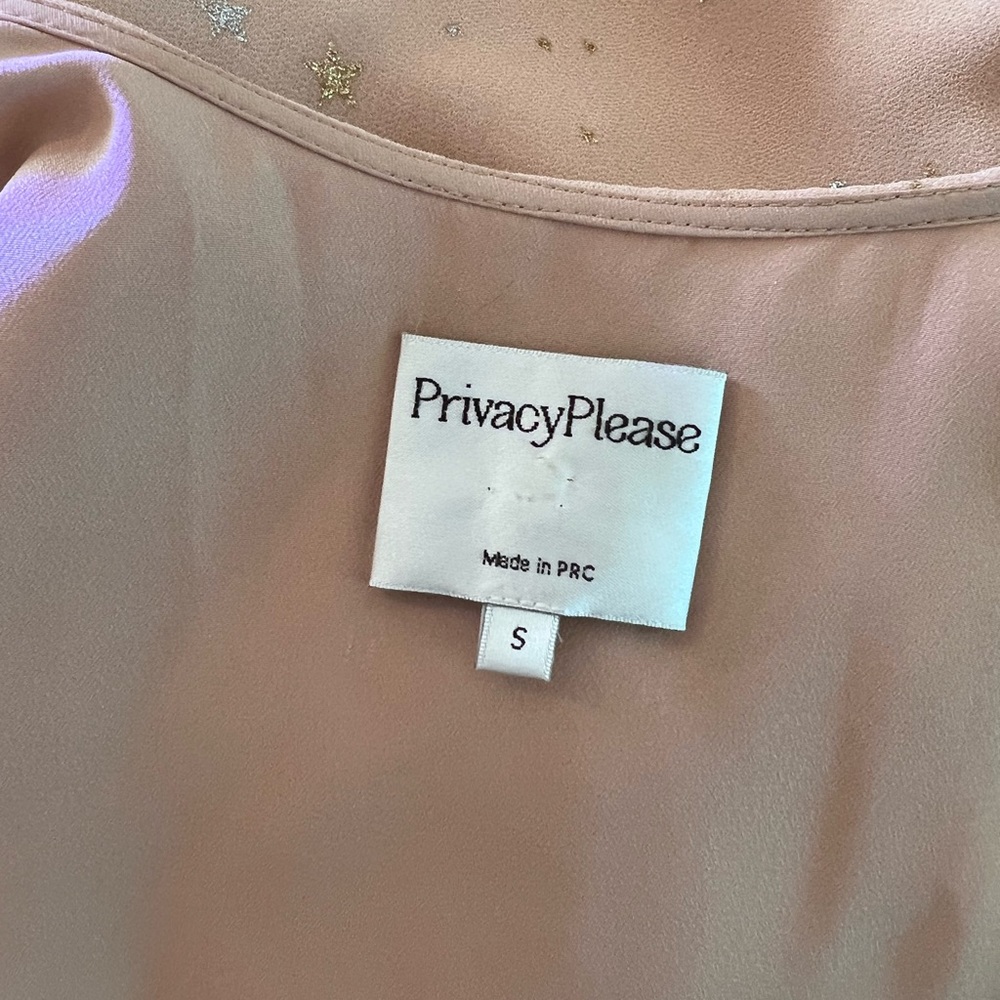 Privacy Please star print maxi wrap dress size S - Picture 4 of 4